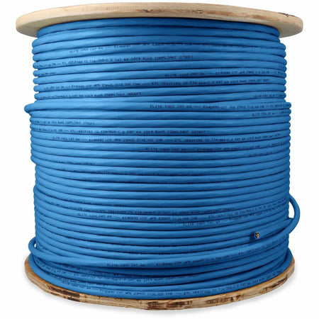 AddOn 500ft Non-Terminated Blue Cat6A UTP PVC Copper Patch Cable - ADD-CAT6ABULK500F-BE