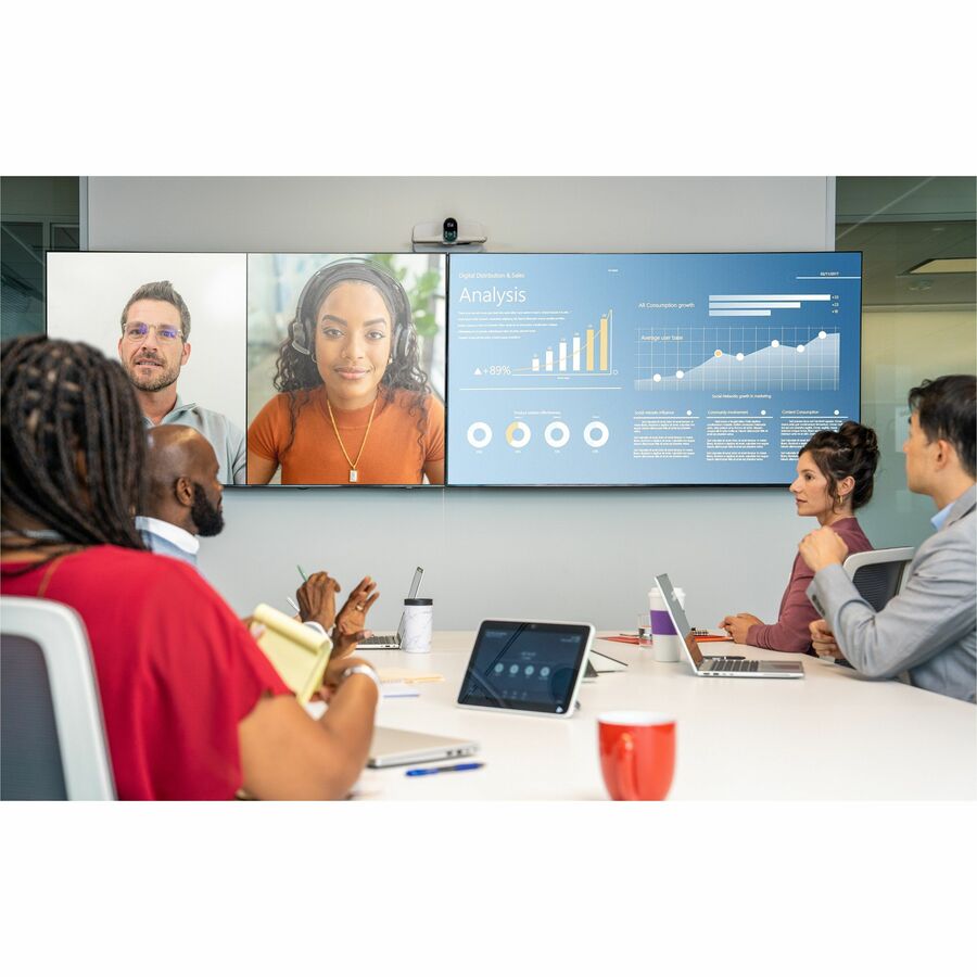 Poly Studio E70 Video Conferencing Camera - 20 Megapixel - White - USB Type C - TAA Compliant - 886C8AA#ABA