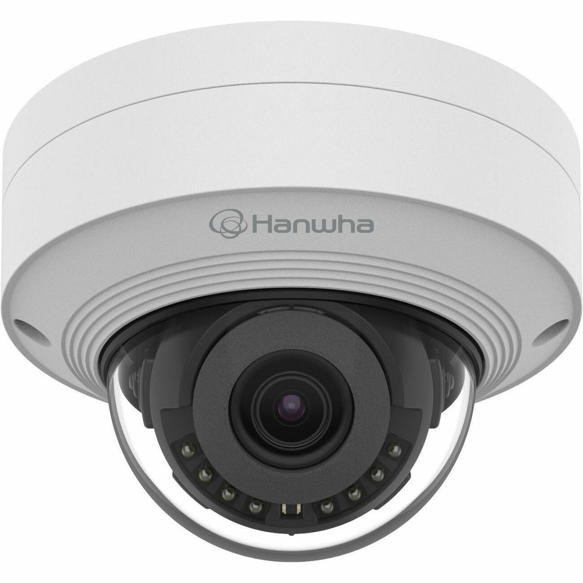 Hanwha QNV-C8011R 5 Megapixel Network Camera - Color - Dome - White - QNV-C8011R