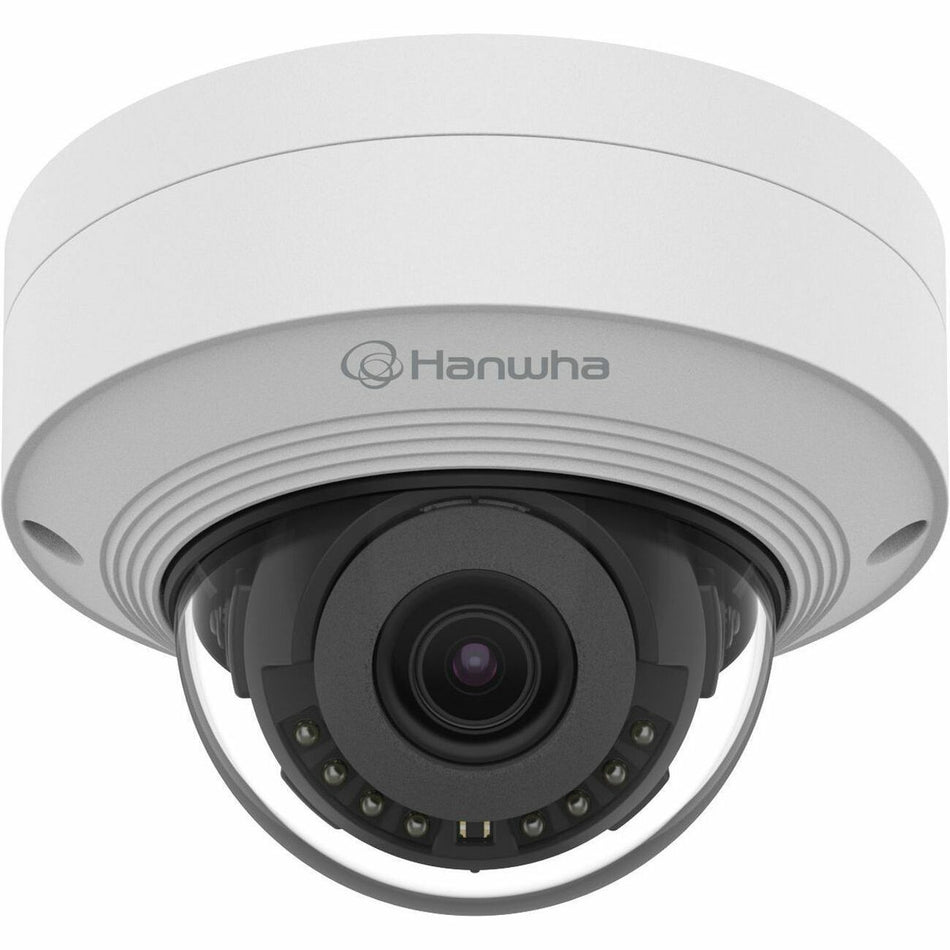 Hanwha QNV-C8011R 5 Megapixel Network Camera - Color - Dome - White - QNV-C8011R