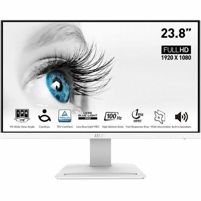 MSI Pro MP243XW 24" Class Full HD LCD Monitor - 16:9 - PROMP243XW