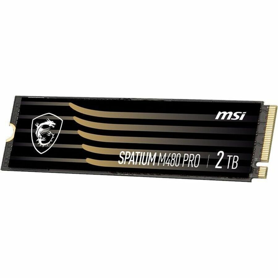 MSI SPATIUM M480 PRO 2 TB Solid State Drive - M.2 2280 Internal - PCI Express NVMe (PCI Express NVMe 4.0 x4) - SM480PN2TB