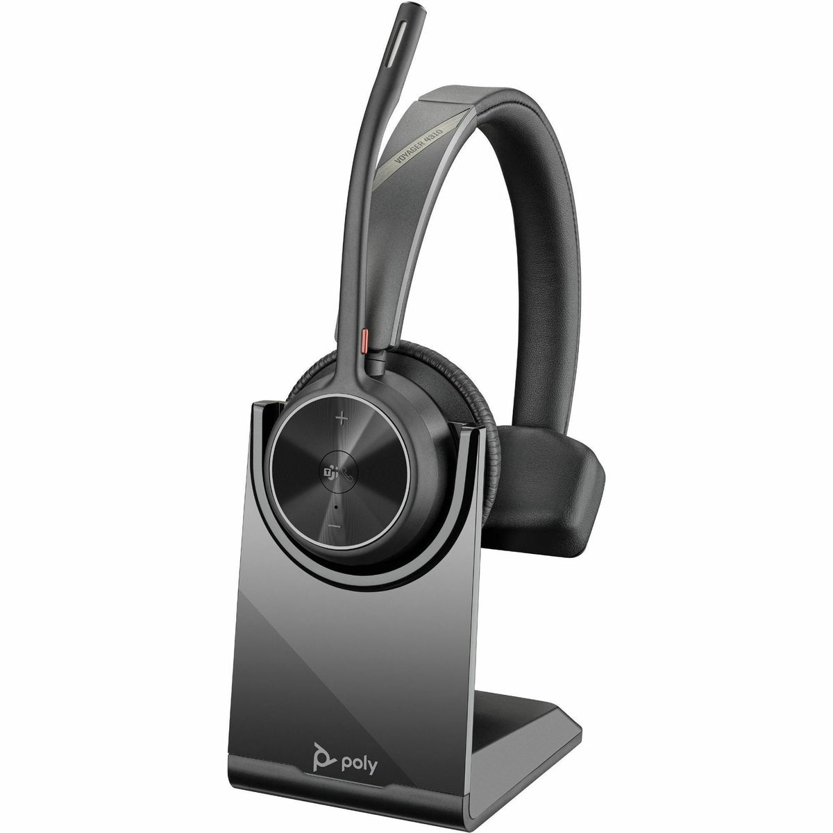 Poly Voyager 4310 Microsoft Teams Certified USB-C Headset with Charge Stand - 77Y97AA