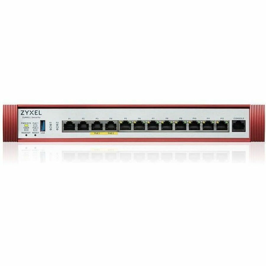 ZYXEL ZyWALL USG FLEX 500H Network Security/Firewall Appliance - USGFLEX500HBUN