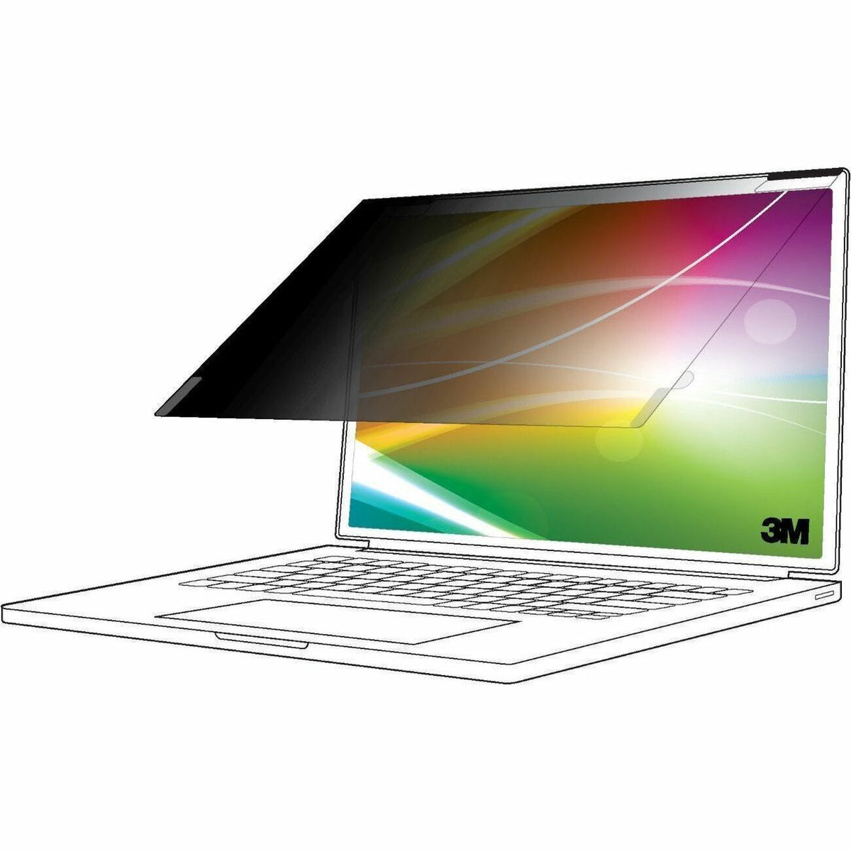 3M&trade; Bright Screen Privacy Filter for 12.3in Full Screen Laptop, 3:2, BP123C3E - BP123C3E