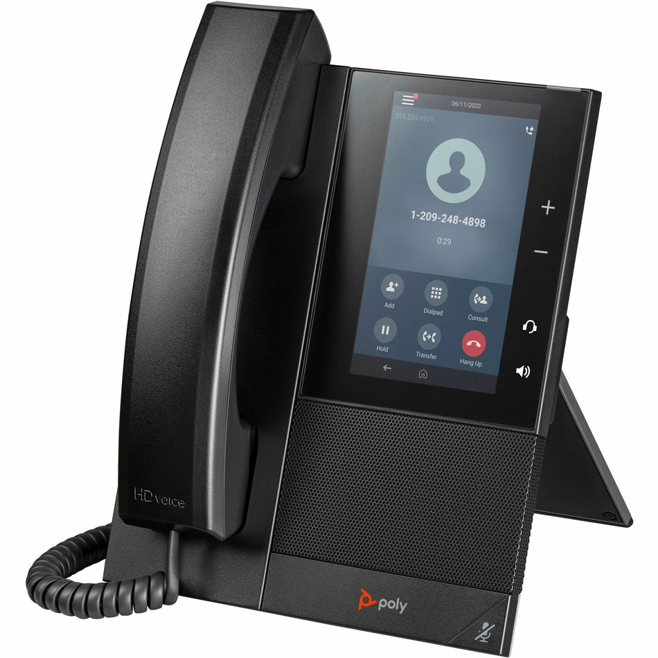 Poly CCX 505 Business Media Phone with Open SIP and PoE-enabled GSA/TAA - 849A6AA#ABA