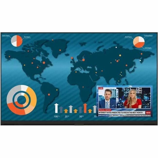 Planar UltraRes URL136-T Digital Signage Display - 998-3398-00