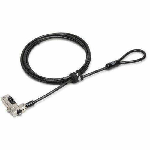 Kensington Slim N17 2.0 Serialized Combination Laptop Lock for Wedge-Shaped Slots - K65096WW