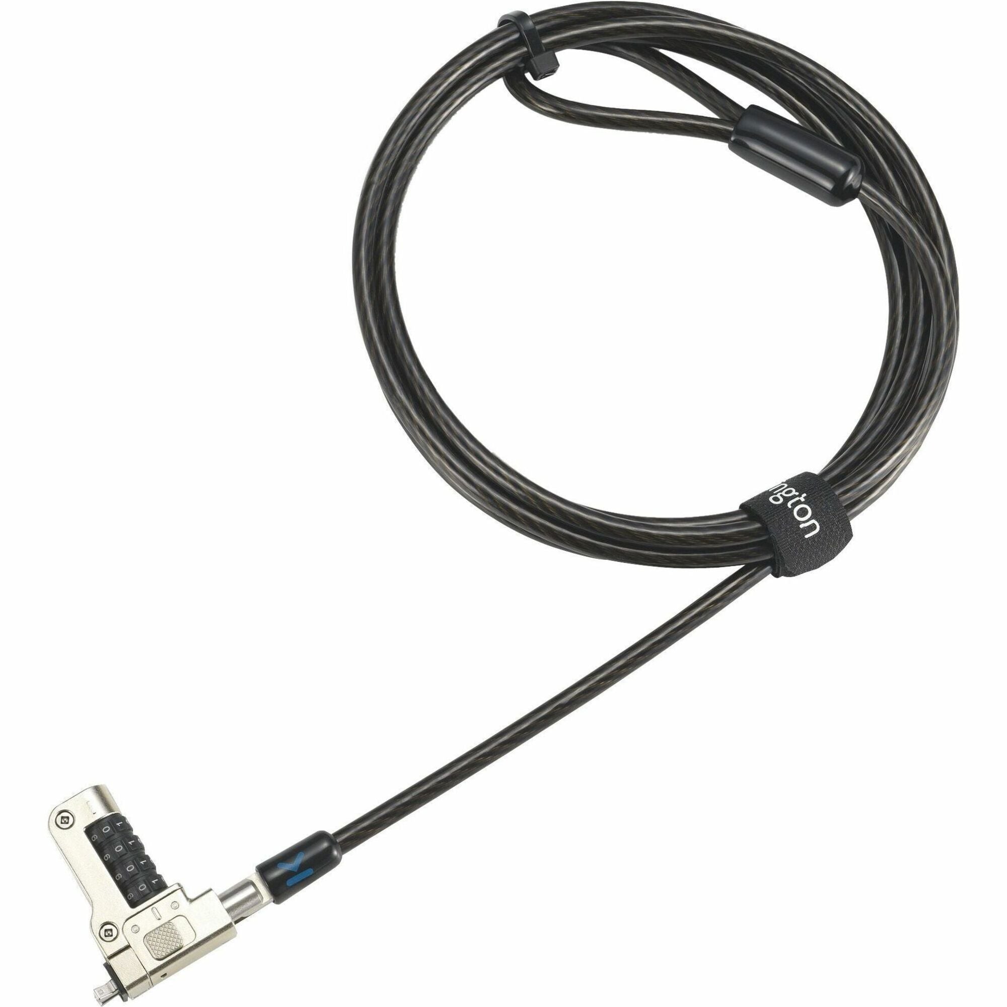 Kensington Slim N17 2.0 Combination Laptop Lock for Wedge-Shaped Slots - K65094WW