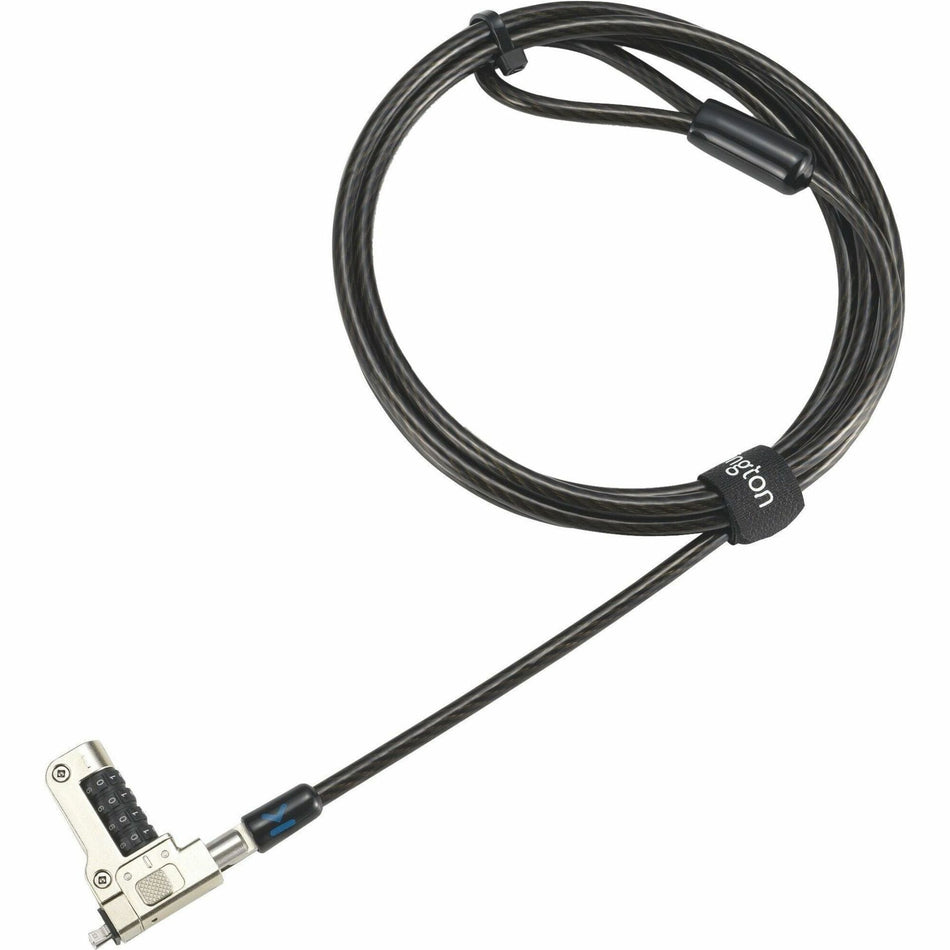 Kensington Slim N17 2.0 Combination Laptop Lock for Wedge-Shaped Slots - K65094WW
