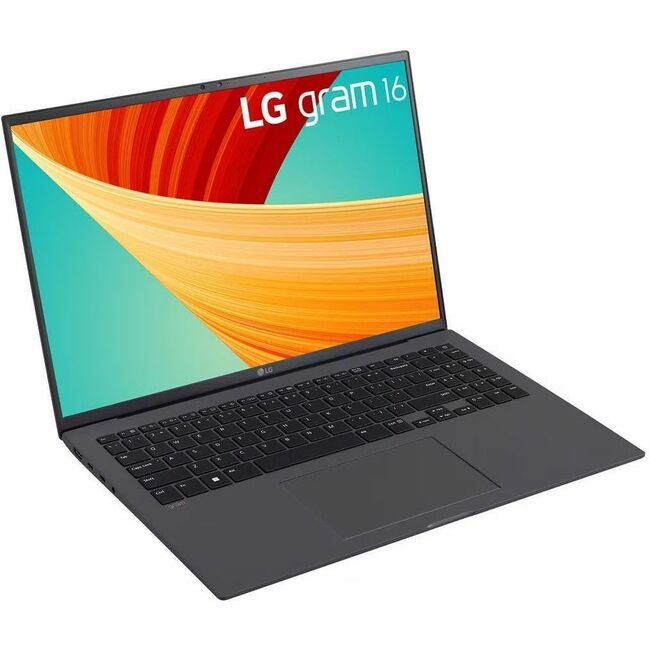LG gram 16Z90R-N.APC6U1 16" Notebook - WQXGA - 2560 x 1600 - Intel Core i5 13th Gen i5-1340P Dodeca-core (12 Core) 1.90 GHz - 16 GB Total RAM - 512 GB SSD - Charcoal Gray - 16Z90R-N.APC6U1