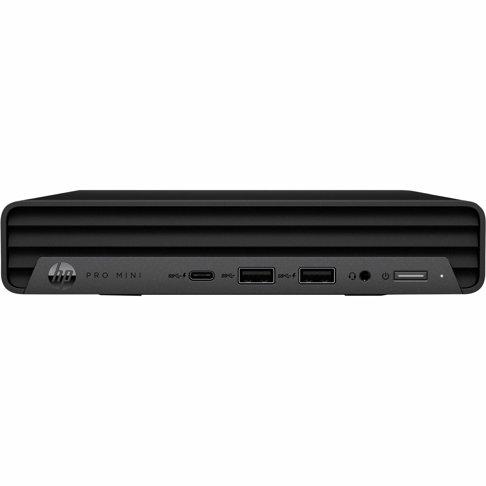 HP Pro Mini 400 G9 Desktop Computer - Intel Core i3 13th Gen i3-13100T - vPro Technology - 8 GB - 256 GB SSD - Mini PC - 89M66UT#ABA