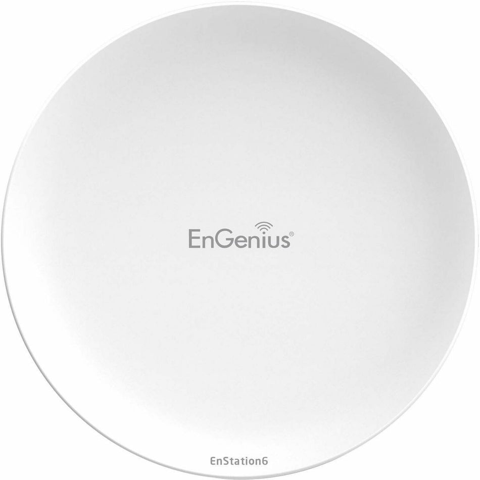 EnGenius EnStation6 Single Band IEEE 802.11 a/b/g/n/ac/ax 1.17 Gbit/s Wireless Bridge - Outdoor - ENSTATION 6