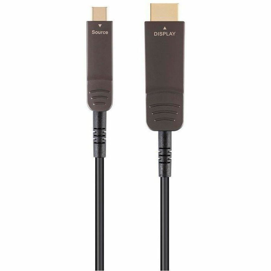 Monoprice SlimRun AV USB 3.1 USB-C to HDMI Video Cable 50ft 4K@60Hz Fiber Optic AOC - 38583