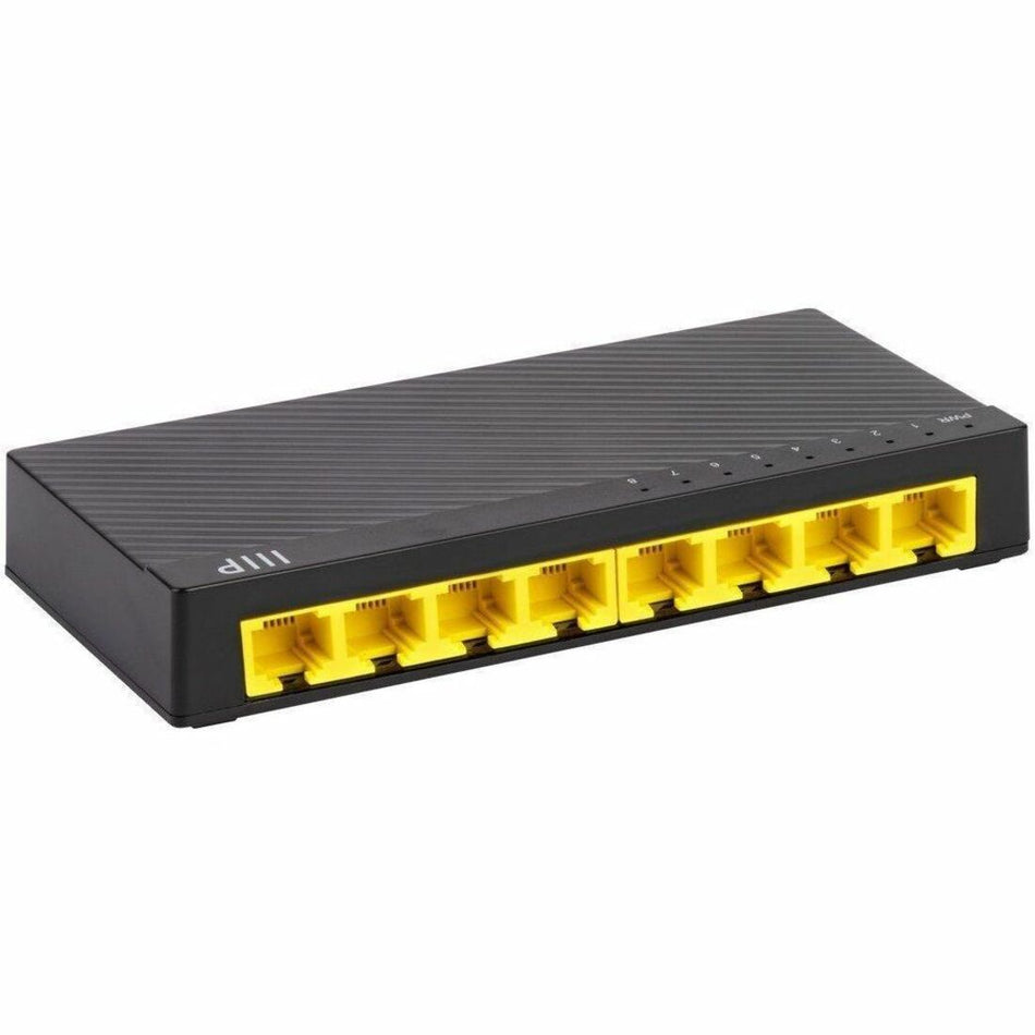 Monoprice 8-Port 10/100/1000Mbps Gigabit Ethernet Unmanaged Switch - 41713