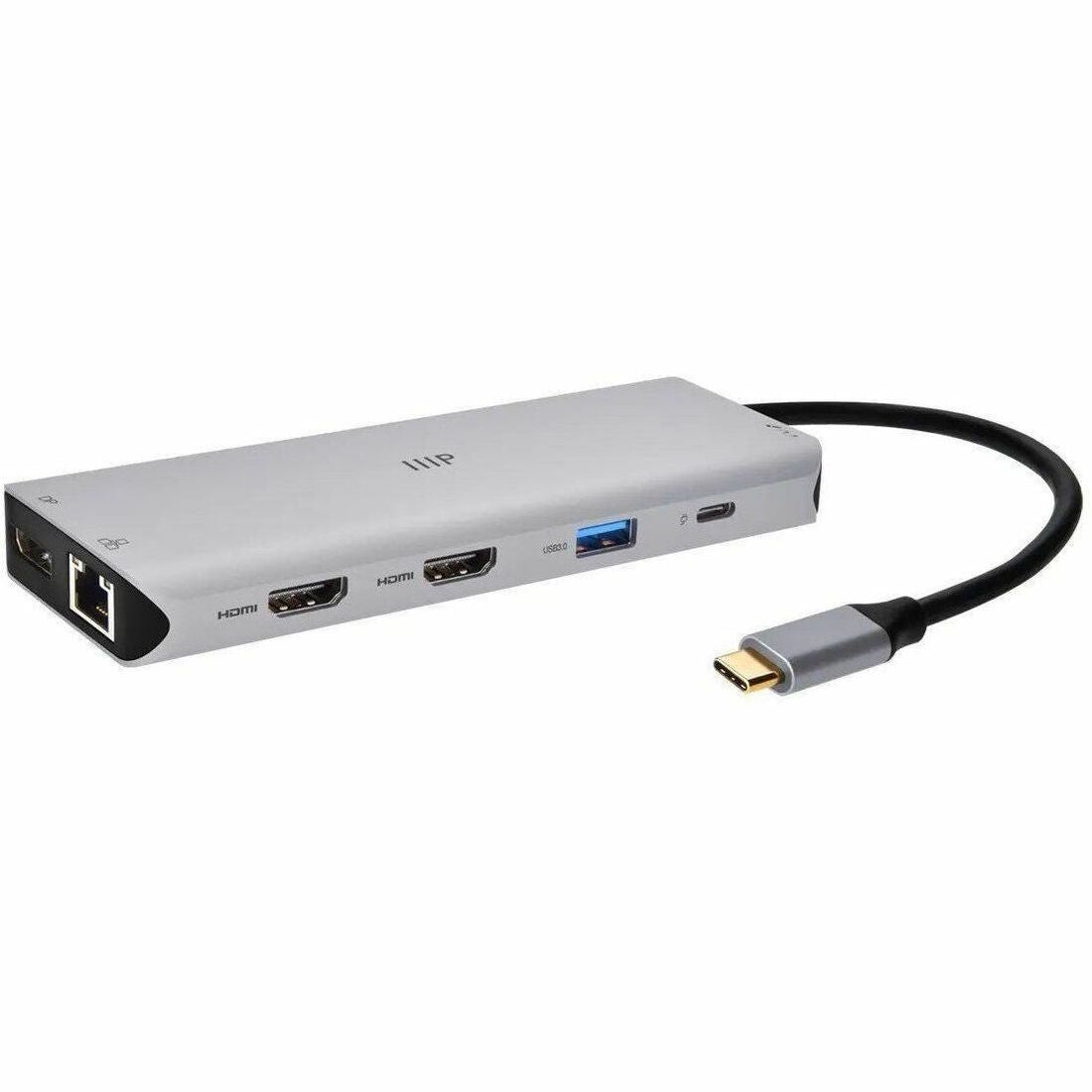 Monoprice 13-in-1 Dual-HDMI + DisplayPort Multi-Stream Transport (MST) Dock - 44467