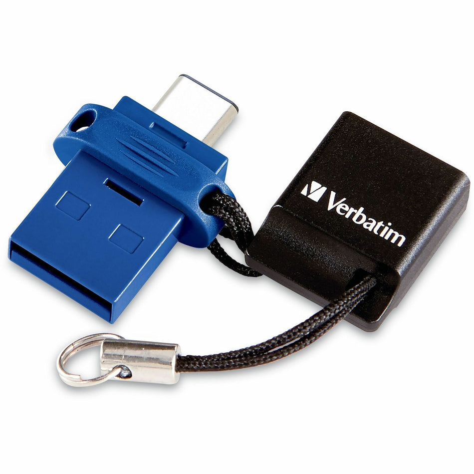 128GB Store 'n' Go Dual USB Flash Drive for USB-C Devices - Blue - 71275