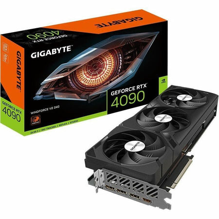 Gigabyte NVIDIA GeForce RTX 4090 Graphic Card - 24 GB GDDR6X - GV-N4090WF3V2-24GD