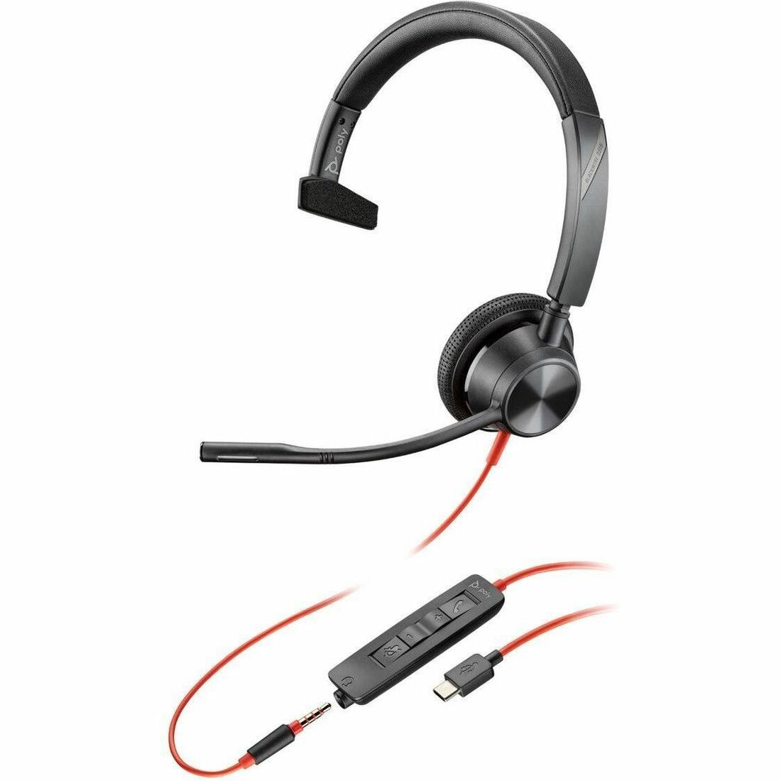 Poly Blackwire 3315 Headset - 8M3U4AA#ABA