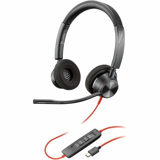 Poly Blackwire 3320 USB-C Headset TAA - 8M3U9AA#ABA