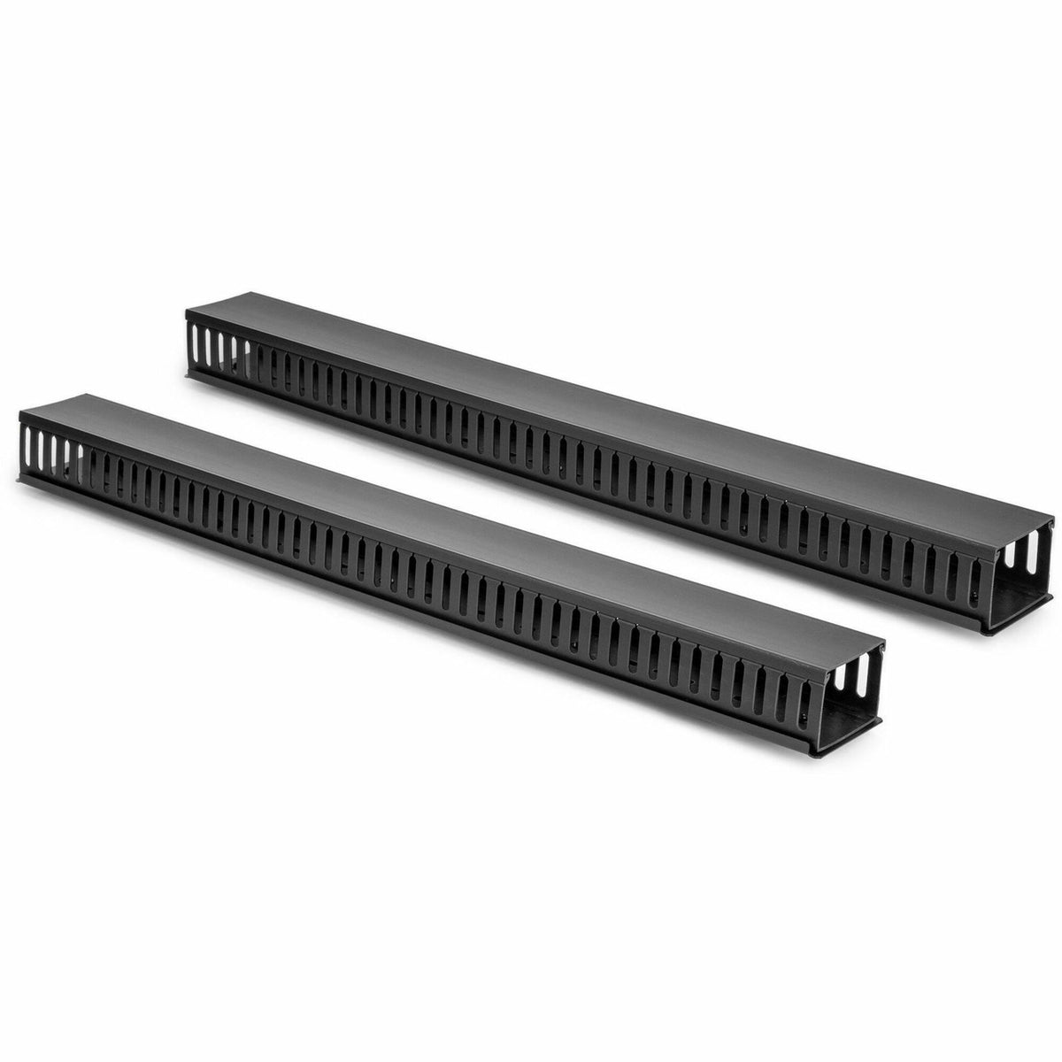 Rocstor Vertical Cable Organizer with Finger Ducts - 0U - 3 ft - Y10E050-B1