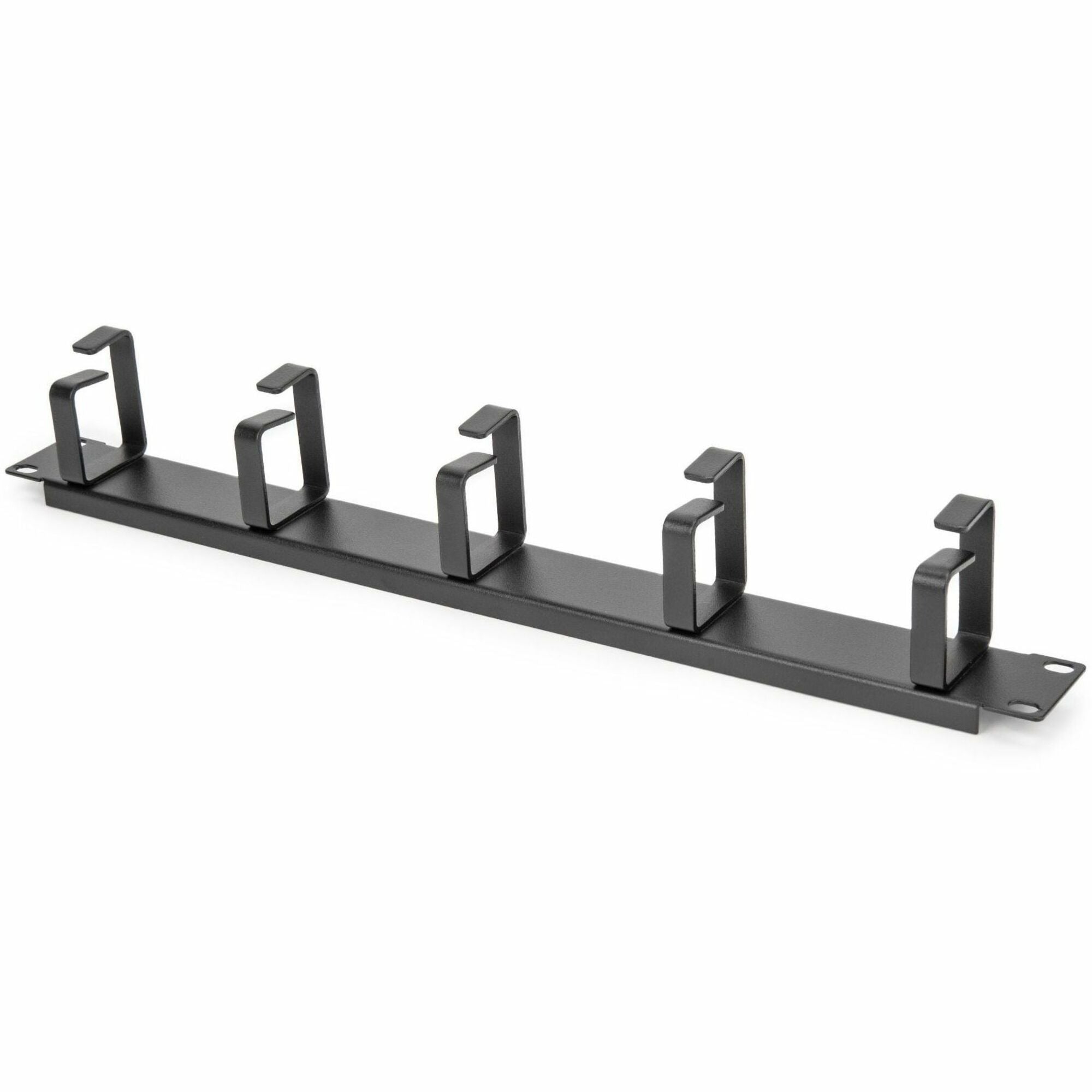 Rocstor 1U 19in Metal Rackmount Cable Management Panel - Y10E046-B1