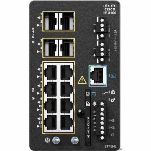 Cisco Catalyst IE3100 w/8 Ports GE Copper and 4 GE SFP uplinks, NE - IE-3100-8T4S-E