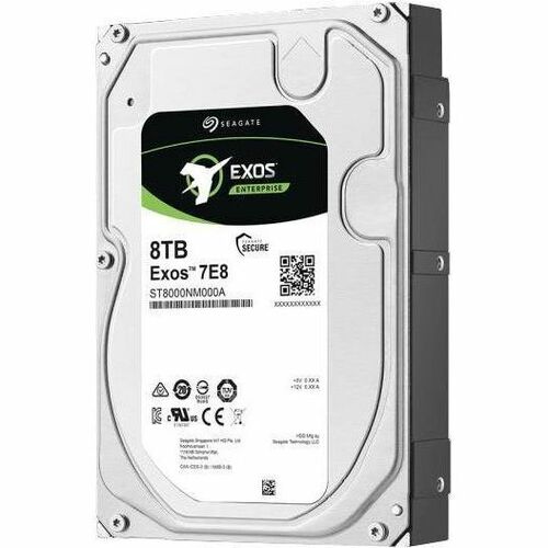 Seagate-IMSourcing Exos 7E8 ST8000NM000A 8 TB Hard Drive - Internal - SATA (SATA/600) - ST8000NM000A