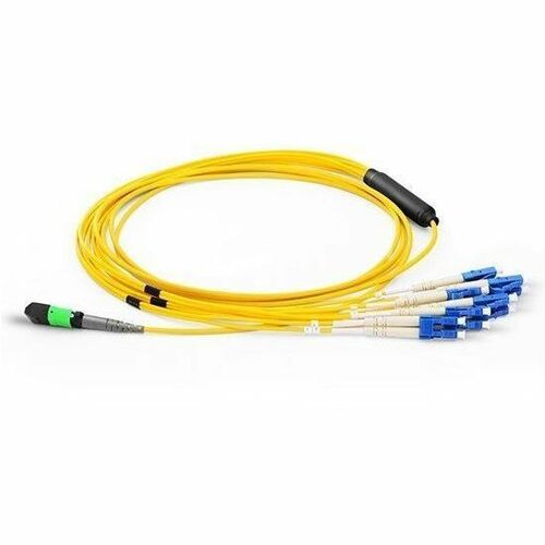 Axiom MPO Female to 4 LC Singlemode 9/125 Fiber Breakout Cable 30m - TAA Compliant - AXG96674