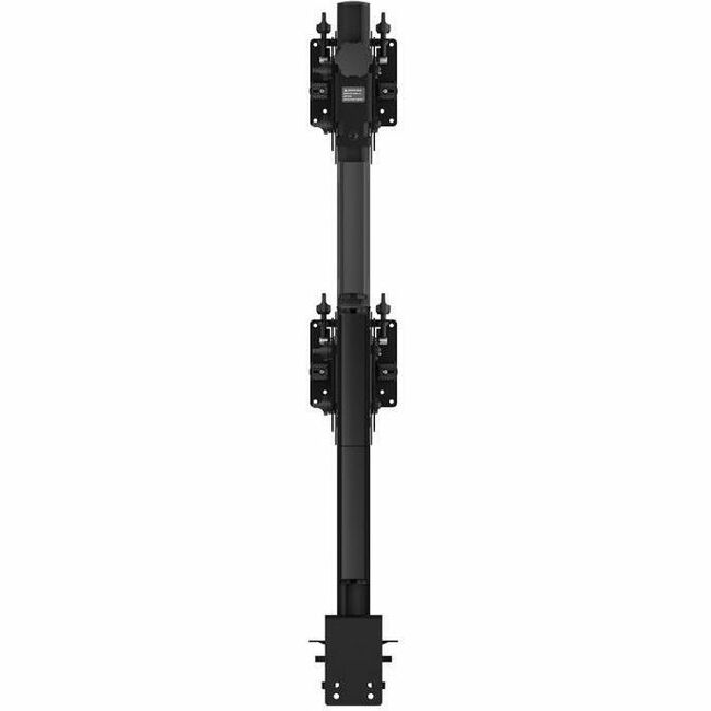 Atdec Desk Mount for Monitor, Display, Computer, Flat Panel Display, Curved Screen Display - Black - Landscape/Portrait - AWMS-2-BT75-H-B