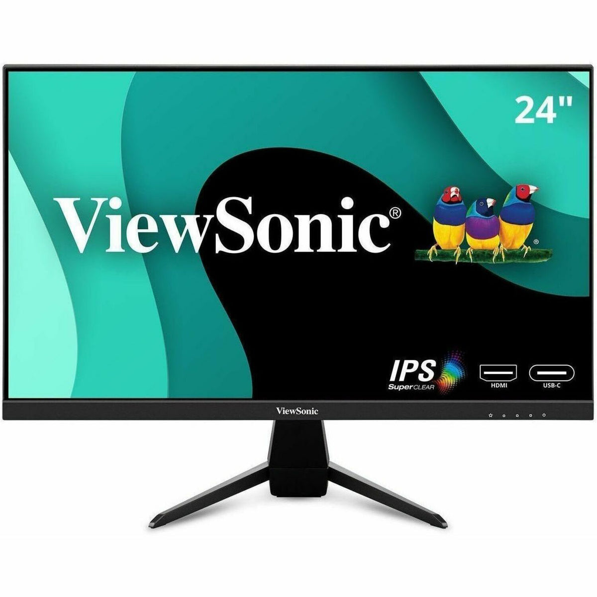 ViewSonic VX2467U 24" Class Full HD LED Monitor - 16:9 - Black - VX2467U