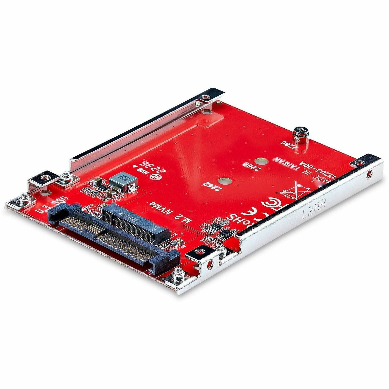 StarTech.com M.2 to U.3 Adapter, For M.2 NVMe SSDs, PCIe M.2 Drive to 2.5inch U.3 (SFF-TA-1001) Host Adapter/Converter, TAA Compliant - 1M25-U3-M2-ADAPTER