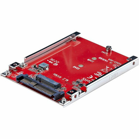 StarTech.com M.2 to U.3 Adapter, For M.2 NVMe SSDs, PCIe M.2 Drive to 2.5inch U.3 (SFF-TA-1001) Host Adapter/Converter, TAA Compliant - 1M25-U3-M2-ADAPTER