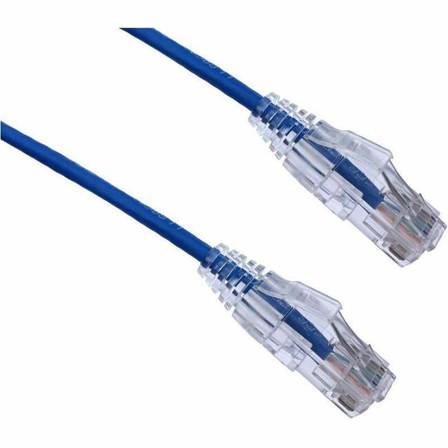 Axiom 20FT CAT6A BENDnFLEX Ultra-Thin Snagless Patch Cable (Blue) - TAA Compliant - AXG97913
