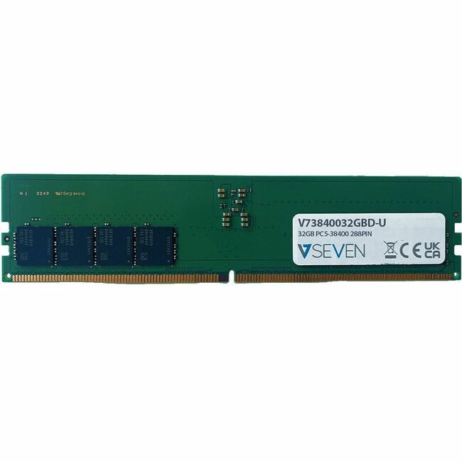 V7 V73840032GBD-U 32GB DDR5 SDRAM Memory Module - V73840032GBD-U