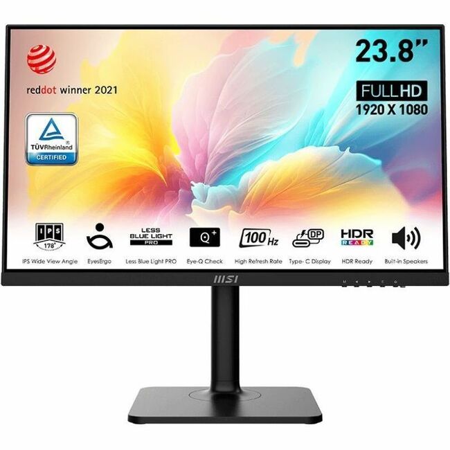 MSI Modern MD2412P 24" Class Full HD LCD Monitor - 16:9 - MODERNMD2412P