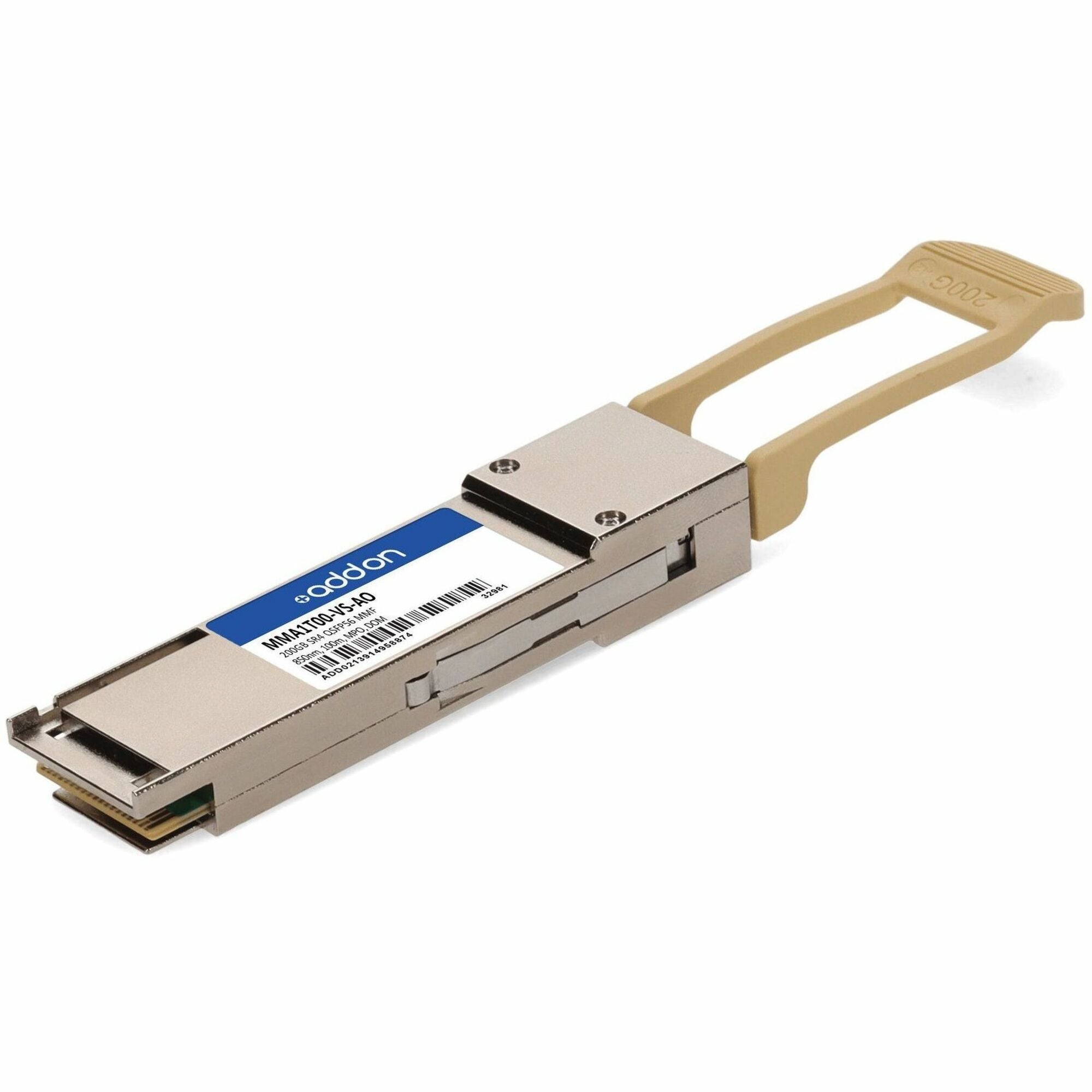 Mellanox MMA1T00-VS Compatible 200GBase-SR4 QSFP56 Transceiver (MMF, 850nm, 100m, MPO, DOM) - MMA1T00-VS-AO