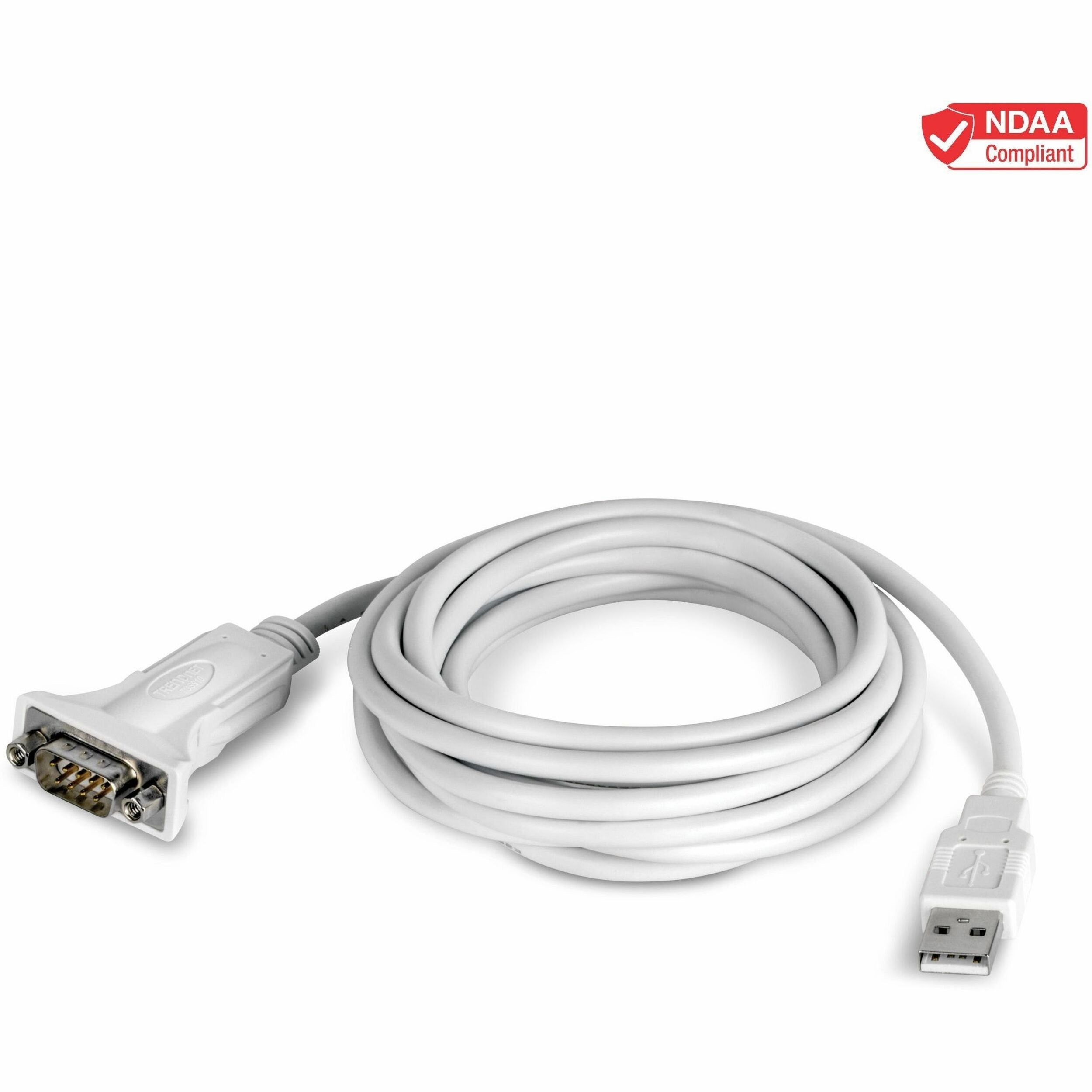 TRENDnet 10 Ft. USB to Serial Converter - TU-S910