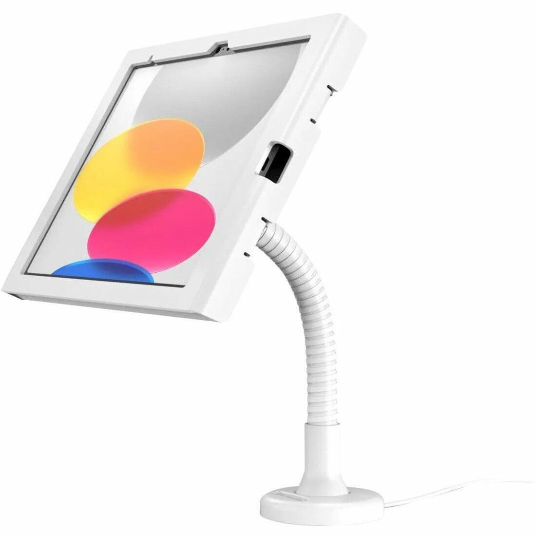 Compulocks iPad 10.9" 10th Gen Swell Enclosure Flex Arm Mount White - 159W209SWLW