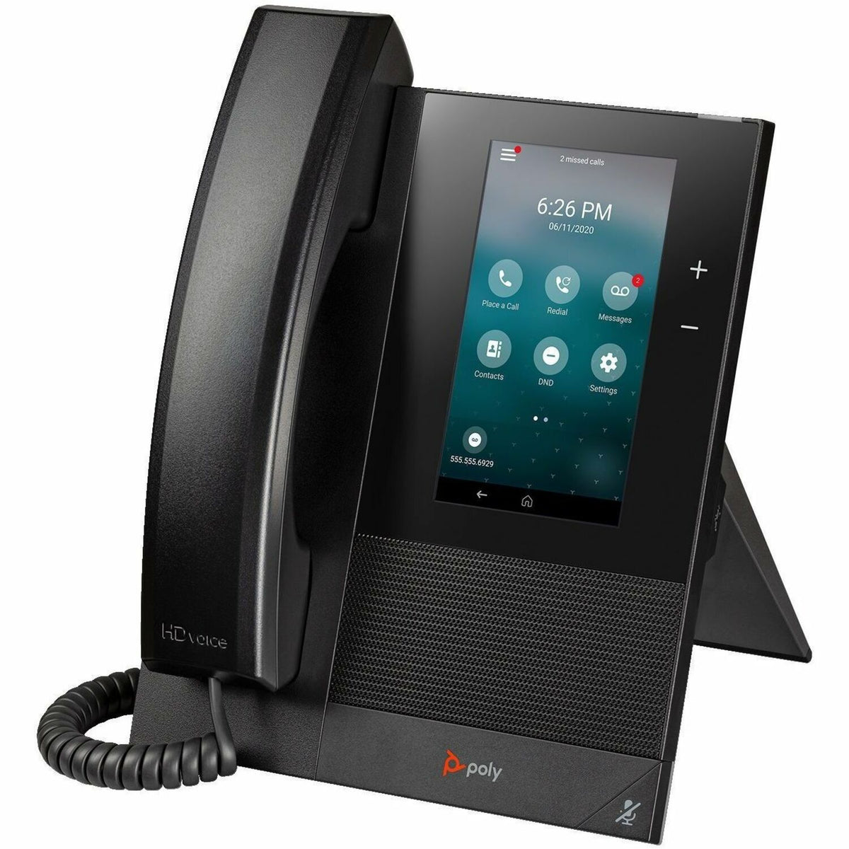 Poly CCX 400 Business Media Phone with Open SIP and PoE-enabled GSA/TAA - 849A3AA#ABA