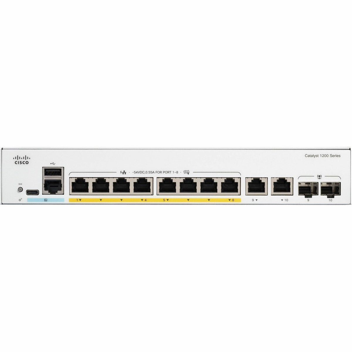 Cisco Catalyst C1200-8P-E-2G Ethernet Switch - C1200-8P-E-2G
