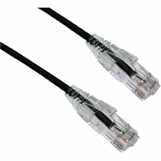 Axiom 3FT CAT6 Snagless BENDnFLEX Ultra-Thin Patch Cable - Black - TAA Compliant - AXG97678