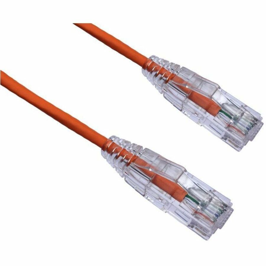 Axiom 70FT CAT6 Snagless BENDnFLEX Ultra-Thin Patch Cable - Orange - TAA Compliant - AXG97765