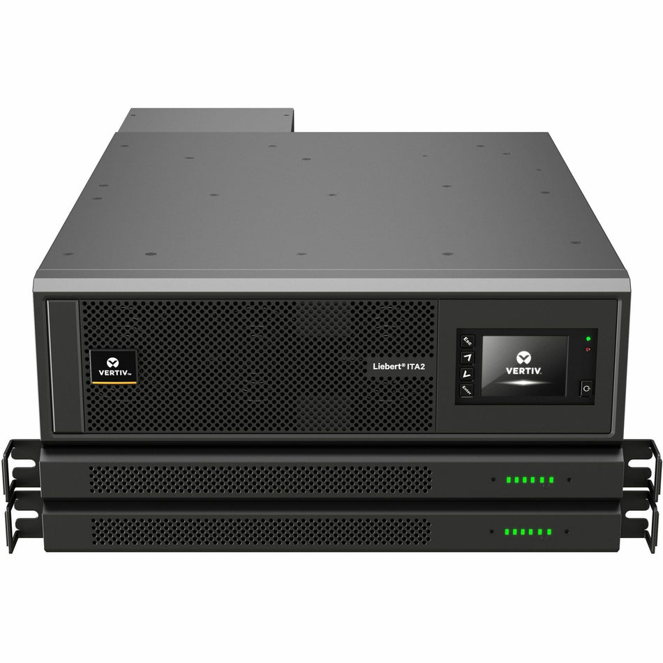 Vertiv Liebert ITA2 UPS 8kVA/7.2kW; 208/120VAC (220/127VAC) - 3-phase 4 Wire with SNMP card, 1 pair of ITA2 Li-ion battery (ITA2LI-08KRT2085UN) - ITA2LI-08KRT2085UN