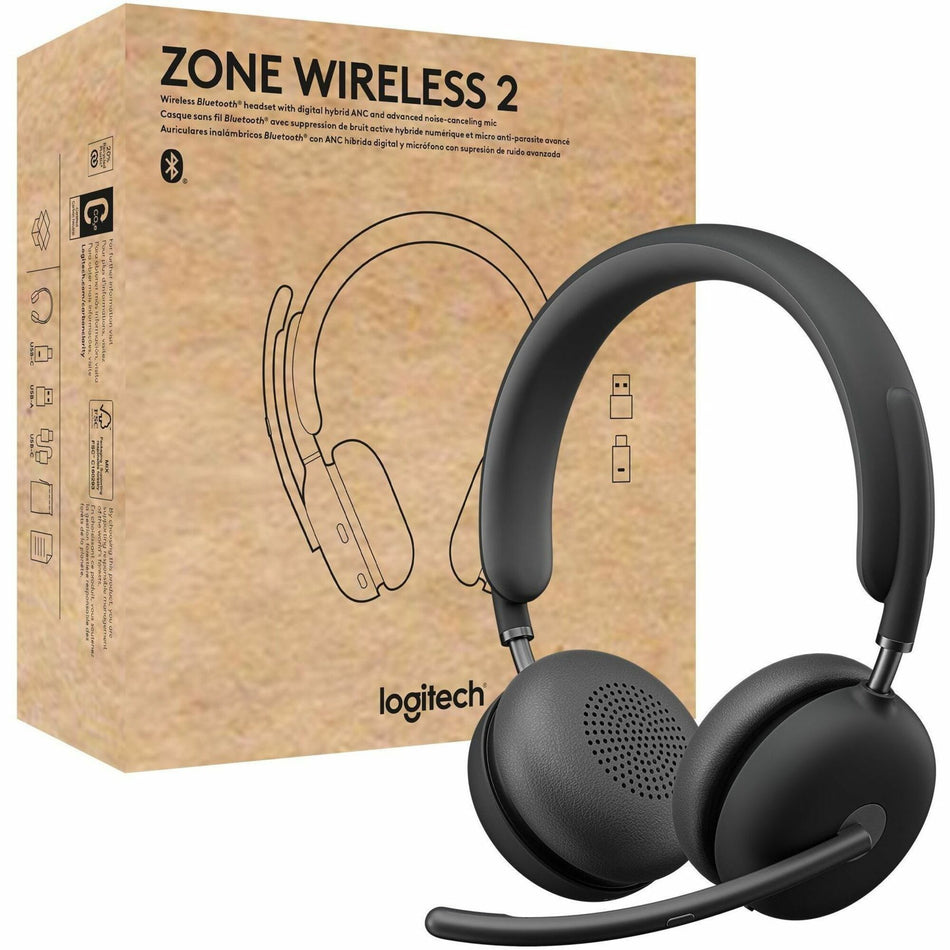 Logitech Zone Wireless 2 Headset - 981-001310