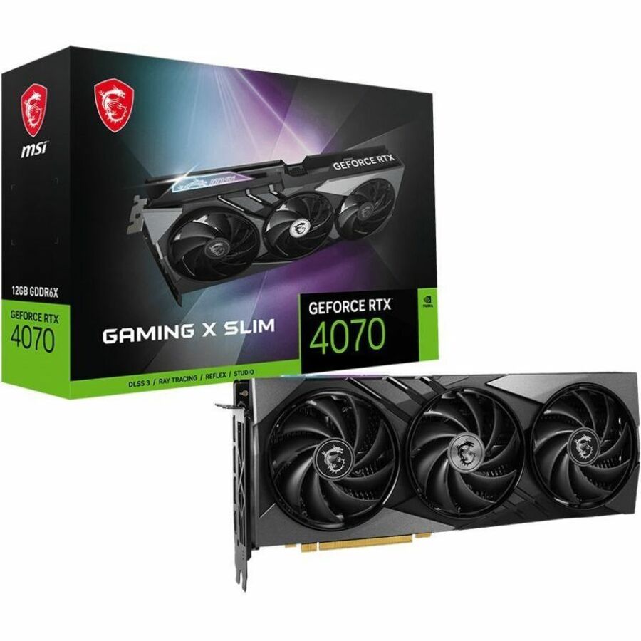 MSI NVIDIA GeForce RTX 4070 Graphic Card - 12 GB GDDR6X - G4070GXS12