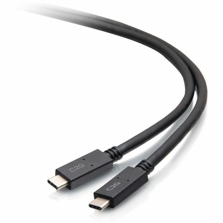 C2G 6.5ft (2m) USB-C&reg; Male to USB-C Male Cable (20V 3A) - USB 3.2 Gen 1 (5Gbps) - C2G28883