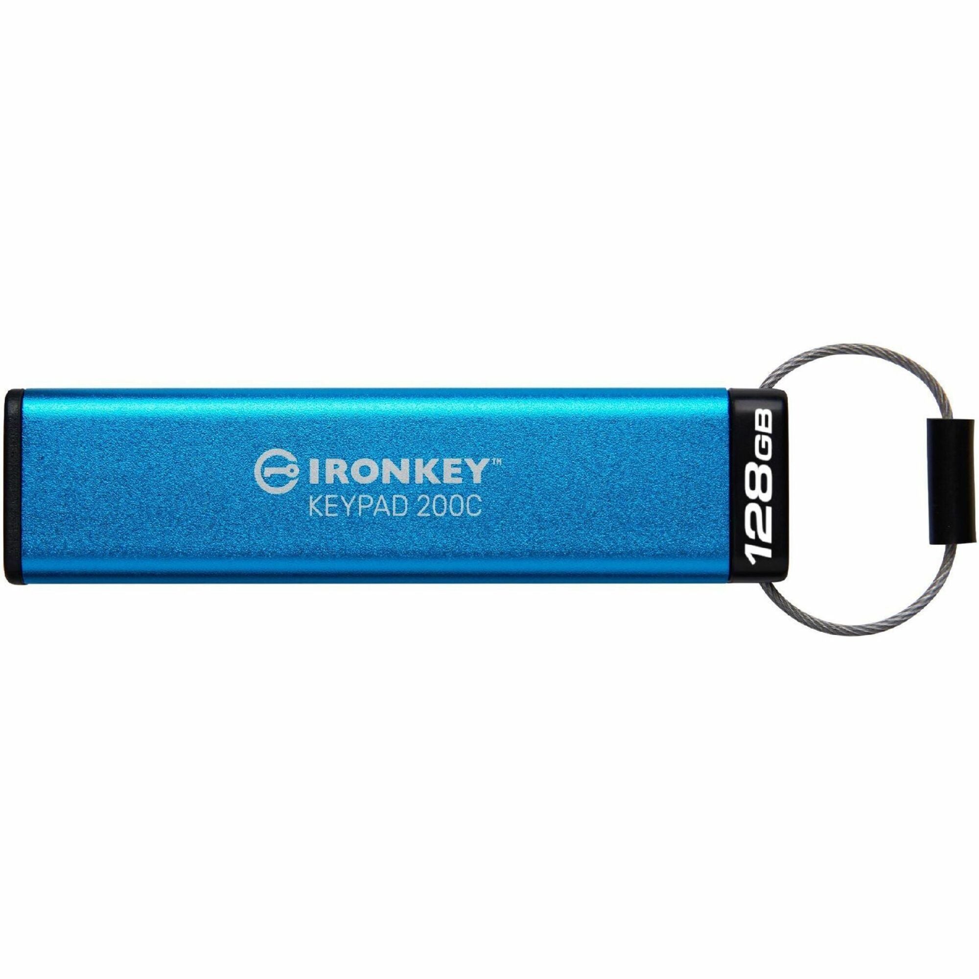 IronKey Keypad 200 128GB USB 3.2 (Gen 1) Type C Flash Drive - IKKP200C/128GB