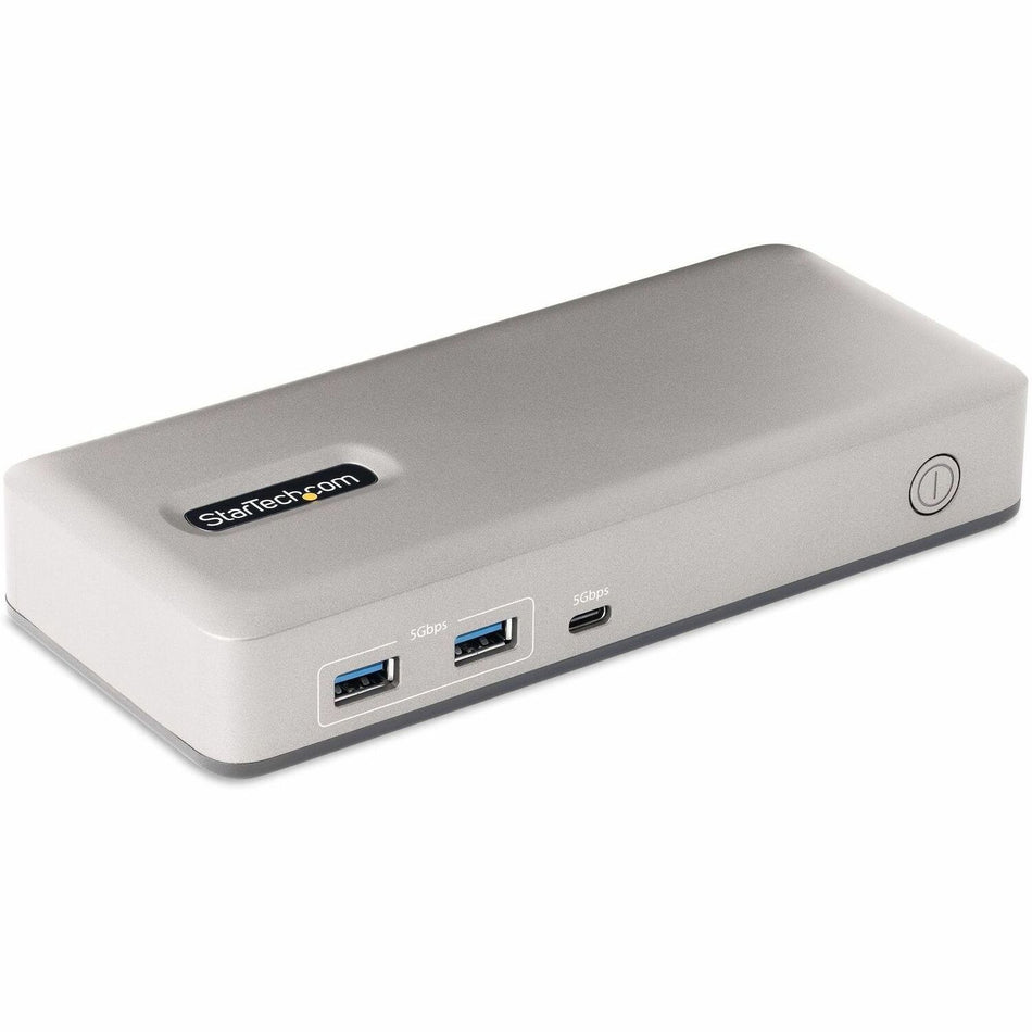 StarTech.com Dual-Monitor USB-C Docking Station, DisplayPort & HDMI/VGA Multi Monitor Dock up to 4K 60Hz, USB-C Dock, 7x USB Hub, 85W PD - 101N-USBC-DOCK