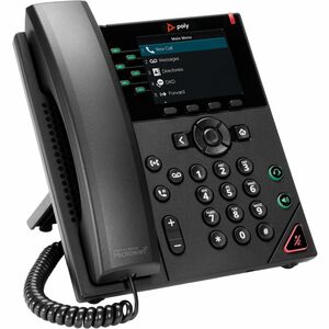 Poly VVX 350 6-Line IP Phone and PoE-enabled GSA/TAA - 89B71AA#ABA